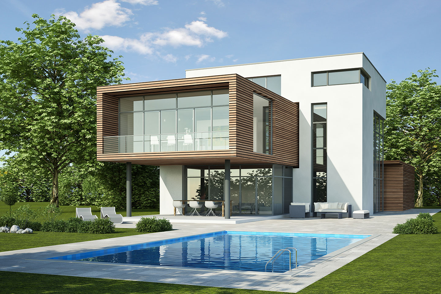 AdobeStock_81236609 Amazing villa bay front